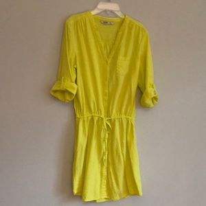 Old Navy Tie Waist Shirt Dress